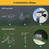 IP65 2 Pack) Linkind Solar Lights Outdoor StarRayS, Bright Solar Spot Lights Outdoor, Waterproof Spotlights for Garden