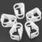 1/4" - 1/2" Plastic Tubing Clamps Adjustable Tube Clamp, Laboratory Pinch Valve Flow Control Hose Clamp - Pack of 5 White
