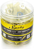 100PCS Heat Shrink Crimp Ring Connectors, 5/16" Yellow, 12-10 AWG, Sopoby Electrical Connectors