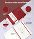Lined Journal Notebook: 365 Pages A4 Big Writing Notebook, Hardcover Leather for Women Men, 100Gsm Thick Paper