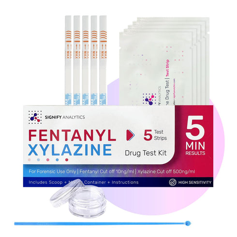Signify Analytics Fentanyl & Xylazine Test Kit for Pills, Powders, and Liquids | 5