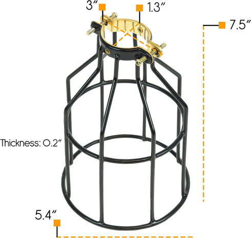 Bulb Set 4 Rustic State Lampa Pendant Light Shades Light Covers Lamp Cage Metal Wire Hanging Pendant Light Cover