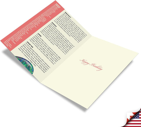 NobleWorks Jumbo Birthday Card with Zodiac Sign, 8.5 x 11 Inch, Astrology Birth Sign