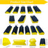 Tonmp 56 Set- 16 40 Total PCS Hand Sanding Block PCS Contoured Profile Sander Block + Sheet Sandpaper Kit