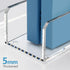 SANRUI 2 Pack Acrylic Magazine File Holder, Vertical Desk Organizer, Clear Document Rack for Office, Home Workspace