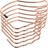 FOMIYES Adjustable Rose Gold Thumb Shape Bookend Desk Books Holder Metal Book