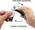 XW Folding Carpet Knife, Heavy Duty Utility Razor Blade with Protective Cap, Extra 5 Blades Included