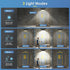 2 Pack 418 3 IP65 Upgraded Solar Lights Outdoor, LED Motion Sensor Outdoor Lights, Modes Security Light, Waterproof