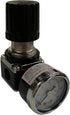 MINI PRESSURE REGULATOR FOR COMPRESSED AIR SYSTEMS, 1/4" NPT PORTS, ADJUSTABLE 7 TO 140 PSI