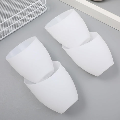 5-Pack 5.35X4.33X1.37 Inch DOITOOL Horseshoe Design Lampshades Plastic Lamp Shade Covers for Floor and Table Lamps