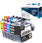 LCL Compatible Ink Cartridge Replacement for Brother LC3019, 4-Pack Black Cyan Magenta Yellow