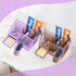 Flexzion Desk Top Caddy Organizer, Purple Office Desk Accessories with 6 Compartments, Drawer