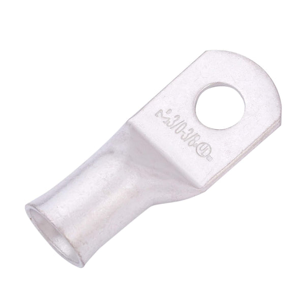 SELTERM 10pcs 3/0 AWG-3/8" Stud Tinned Copper Wire Lugs, Heavy Duty Battery Cable Ends, UL Battery Connectors