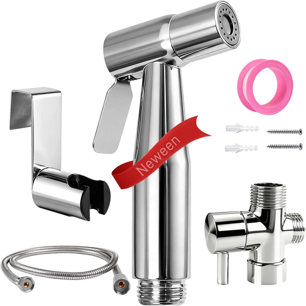 Neween Handheld Toilet Bidet Sprayer for Toilet-Adjustable Water Pressure Control with Bidet