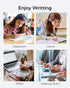 5 0.7mm Four Candies Gel Pens, Pcs Quick Dry Black Ink Pen Fine Point Smooth Writing Unique Pen, Office Home School