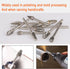 Carbide Burr Set, 10 PC Die Grinder Bits, 1/8" Shank Rotary Tool Accessories for Wood Carving