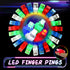VETE 60Pcs LED Finger Lights Flashlights for Kids Glow Party Favors Birthday Christmas Halloween Supplies