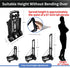 HUFATWINS Truck-200 Lbs 4-Wheels Cart,90KG Folding Hand Trolley Utility Cart, Portable Lightweight Utility Heavy Duty