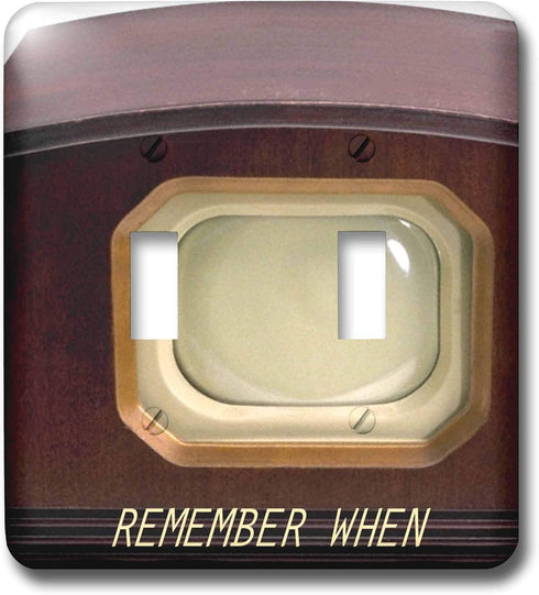 3dRose lsp_33175_2 Retro Tv Toggle Switch, Multicolor