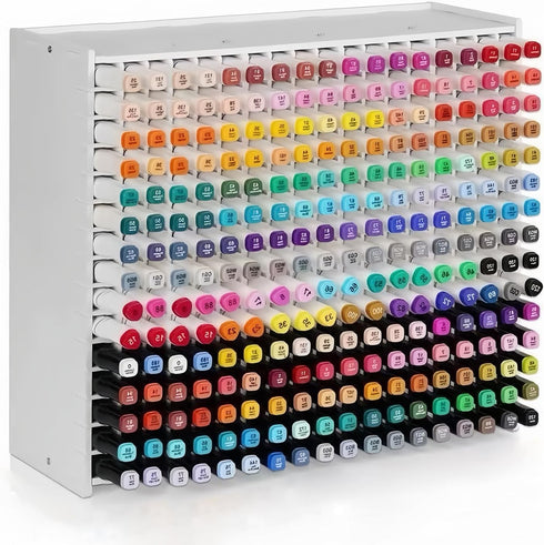 AOPOKOLGG Marker Organizer, 270 Slots Marker Holder Organizer Marker Storage with Divider Art