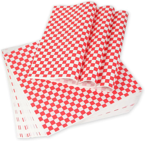 100pcs Deli Paper Sheets 12x12", Grease Resistant Wax Paper for Food