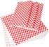 100pcs Deli Paper Sheets 12x12", Grease Resistant Wax Paper for Food