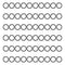 MECCANIXITY Nitrile Rubber O Ring 0.31" OD 0.24" ID 0.04" Width NBR Sealing Gasket Washer Seal for Faucet Plumbing,