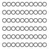 MECCANIXITY Nitrile Rubber O Ring 0.31" OD 0.24" ID 0.04" Width NBR Sealing Gasket Washer Seal for Faucet Plumbing,