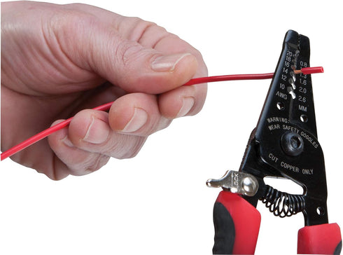 Performance Tool W86504 6-Inch Multi-Wire Cutter, Stripper and Pliers with Non-Slip Grip Handles for 10-20 AWG Solid and Stranded Copper Wire by Performance Tool