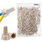 Leepenk 1000PCS Tan Wire Nuts Connectors P12, 22-10AWG Twist Wire Caps, Electrical Wire Connectors Assortment Kit