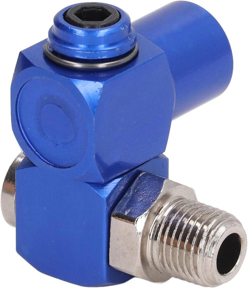 Pneumatic Tool Adapter, 4Pcs 360 Degree Air Hose Connector 1/4in NPT Swiveling Air Fitting Hose Connector Pneumatic Tool Adapter 150PSI Air, Fittings by Fafeicy