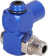 Pneumatic Tool Adapter, 4Pcs 360 Degree Air Hose Connector 1/4in NPT Swiveling Air Fitting Hose Connector Pneumatic Tool Adapter 150PSI Air, Fittings by Fafeicy