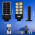 IP67 6500K Solar Street Lights Outdoor, Waterproof, with Motion Sensor, Remote, and Auto Dusk to Dawn | Bright LED