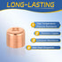 50-PACK GUOFIS 1/2 Inch C x 1/2 Inch C Copper Plug - LF Short Radius Fittings End Cap for Residential, Commercial