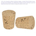 MECCANIXITY Tapered Cork 33.3x26.9x38.1mm Natural Wooden Leakproof Cork Stoppers, Pack of 5