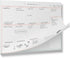 Peachly Desktop Weekly Planner Notepad, 60 Undated Tear-Off Pages for Daily To-Do Lists, Peach and Mint Fern