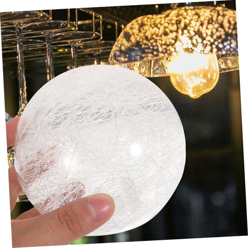 2pcs Outanaya Glass Globe Shade Replacement for Pendant Lighting Elegant Lampshade for Wall Sconces and Vanity Fixtures