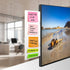 Dry Erase Monitor Memo Board - Whiteboard Memo Board for Computer Monitor with Magnetic Pen, 7.5x2.7