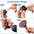 2 Pack 2 Inch Die Grinder Sanding Disc and 1/4 Shank, Quick Change Disc Holder Accessories