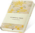 Embroidered Pocket Notebook for Women, A6 Mini Cloth Journal, Hardcover, 264 Pages,