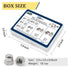 Vifmy 304 Kit(100PCS), 6#32 8#32 10#24 10#32 1/4"-20 5/16"-18 3/8"-16 Sets, Stainless Steel Acorn Nuts Assortment SAE