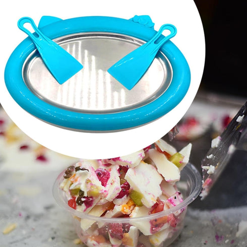 predolo Blue Ice Cream Maker for Homemade Rolled Desserts & Gelato