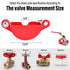 Gate Valve Lockout, 4 Pack Valve Lockout Device for 1" to 2-1/2" Diameter Valve Handle, Secure for Outdoor Use