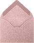 LUXPaper #17 Mini Envelopes | 250 Qty | 2 11/16" x 3 11/16" | Misty Rose Metallic | 84lb. Text