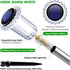 DenicMic 10 Pack 3000K Solar Lights Outdoor Waterproof Warm White LED Stainless Steel Stake Outside Lights for Yard