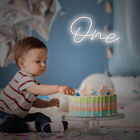 sign,1st One Led Neon Birthday Neon Light with USB Interefece,One Led Light for Birthday Party,Gifts,Baby Decor,Wedding