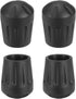 uxcell 4Pcs Camping Chair Foot Covers, 0.71 Inch Plastic Table Legs Feet