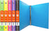 BAZIC 3 Ring Binder 1" Poly Organizer, Swirl Color Soft Cover, Round Ring, Holds 175 Sheets, 6-Count