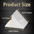 50 Pcs Repair Mending Wedges Fixing Sagging Drawer, Plastic Angle Code Drawer Fastener with Screws