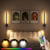 BUTHY Battery Operated Wall Sconce Set of 2 with Reading Spotlights, RGB